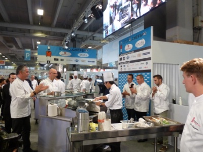 Le concours Cuisine en joute lors de l'édition 2014 d'EquipHotel. Le concours Cuisine en joute lors de l'édition 2014 d'EquipHotel.
