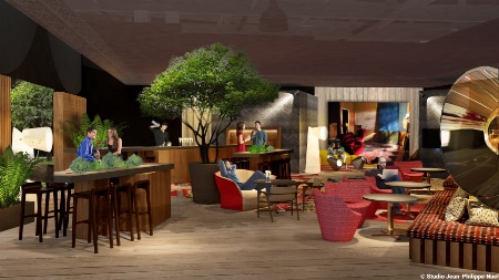 Le lobby, par Jean-Philippe Nuel.