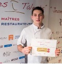 Léo Achille, 19 ans, qualifié pour la finale du concours Jeunes Talents Maîtres Restaurateurs