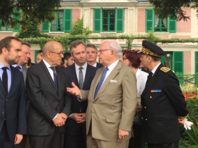 Un déplacement qui a donné lieu à la visite de la maison de Claude Monet. Un déplacement qui a donné lieu à la visite de la maison de Claude Monet.