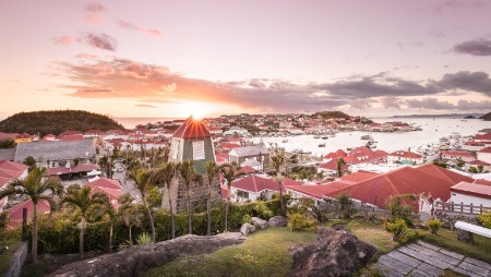 Photo de Gustavia prise en novembre 2017.
