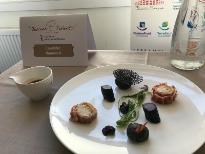Le plat de Karim Tulli, sur le thème (imposé à l'ensemble des candidats) du Lapin Râble.