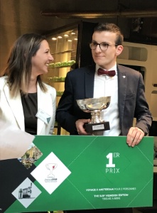 Pour Nicolas, le succès se partage aussi avec sa professeur : Sandrine Metay.