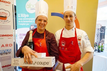 La commis Audrey Flamand et le chef David Vilmain.