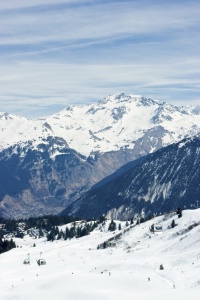 Le massif de Courchevel. Le massif de Courchevel.
