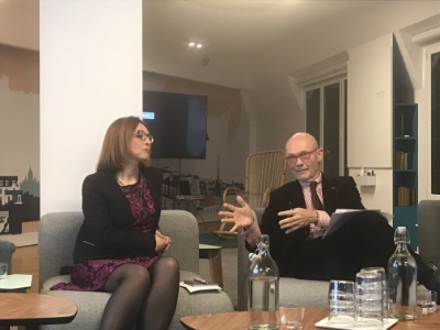 Véronique Corduant et Pascal Lamy. Véronique Corduant et Pascal Lamy.
