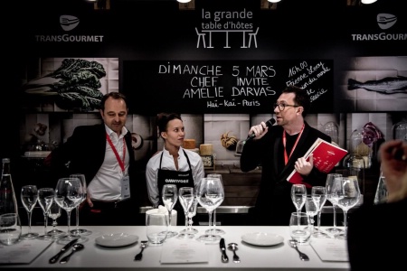 La table d'hôtes de Transgourmet (ici en 2017). La table d'hôtes de Transgourmet (ici en 2017).