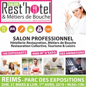 Cdric Dumas et Marion Passerieux ont t  la manoeuvre de la premire dition rmoise du salon Rest'Hotel.