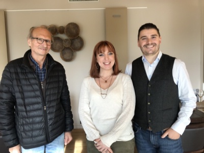 De g à d : François Trombini, Johanna Losson et Sergio De Sousa. De g à d : François Trombini, Johanna Losson et Sergio De Sousa.