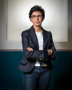 Rachida Dati dans son QG de campagne, boulevard Sébastopol. Rachida Dati dans son QG de campagne, boulevard Sébastopol.