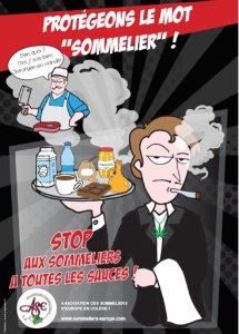 L'affiche diffusée par l'association des sommeliers d'Europe. L'affiche diffusée par l'association des sommeliers d'Europe.