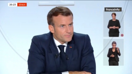Emmanuel Macron annonce la mise en place d'un couvre-feu en Ile de France et dans 8 métropoles Emmanuel Macron annonce la mise en place d'un couvre-feu en Ile de France et dans 8 métropoles