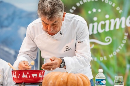 Regis Marcon, parrain de l'édition, s'est impliqué dans les concours. Regis Marcon, parrain de l'édition, s'est impliqué dans les concours.