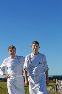 Régis Marcon et son fils Jacques Marcon Régis Marcon et son fils Jacques Marcon