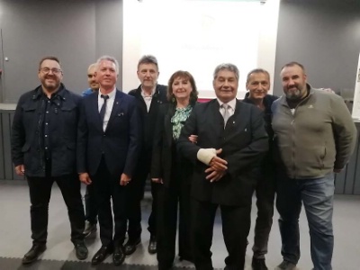 Le nouveau bureau national autour de Jean Lanau et Nathalie Grenet.