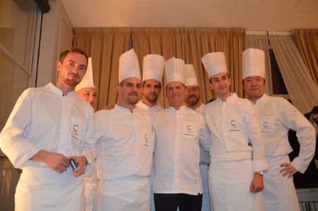 Les huit nouveaux MOF cuisine.