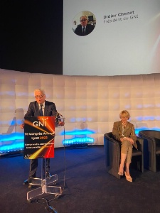 Didier Chenet, président du GNI, et Catherine Quérard, présidente du GNI Grand Ouest.