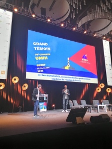 Jrme Fernandez, Ancien handballeur professionnel, capitaine de l'quipe de France de handball, est venu tmoigner lors du congrs de l'Umih