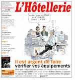 Le journal L'Htellerie numro 2630 du 9 Septembre 1999