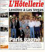 Le journal L'Htellerie numro 2632 du 23 Septembre 1999