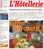 Le Journal de L'Htellerie numro 2729 du 2 Aot 2001