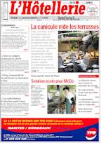 Le Journal de L'Htellerie Numro 2835 du 21 Aot 2003