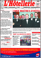 Le Journal de L'Htellerie numro 2849 du 27 novembre 2003