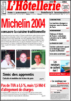 Le journal de L'Htellerie 2859 du 12 fvrier 2004