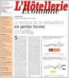 Le journal L'Htellerie Economie numro 2656 du 9 Mars 2000