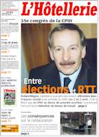 Le Journal de L'Hôtellerie numéro 2711 du 29 Mars 2001