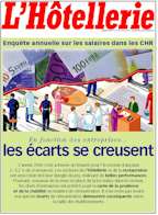 Le journal L'Hôtellerie supplément Salaires numéro 2711 du 29 Mars 2001