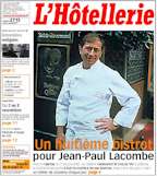Le Journal de L'Hôtellerie numéro 2715 du 26 Avril 2001