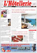 Le Journal de L'Hôtellerie numéro 2803 du 9 janvier 2003