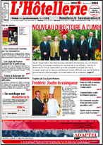 Le Journal de L'Hôtellerie numéro 2850 du 4 décembre 2003