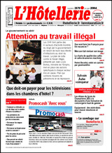 Le journal de L'Htellerie numro 2878 du 24 juin 2004